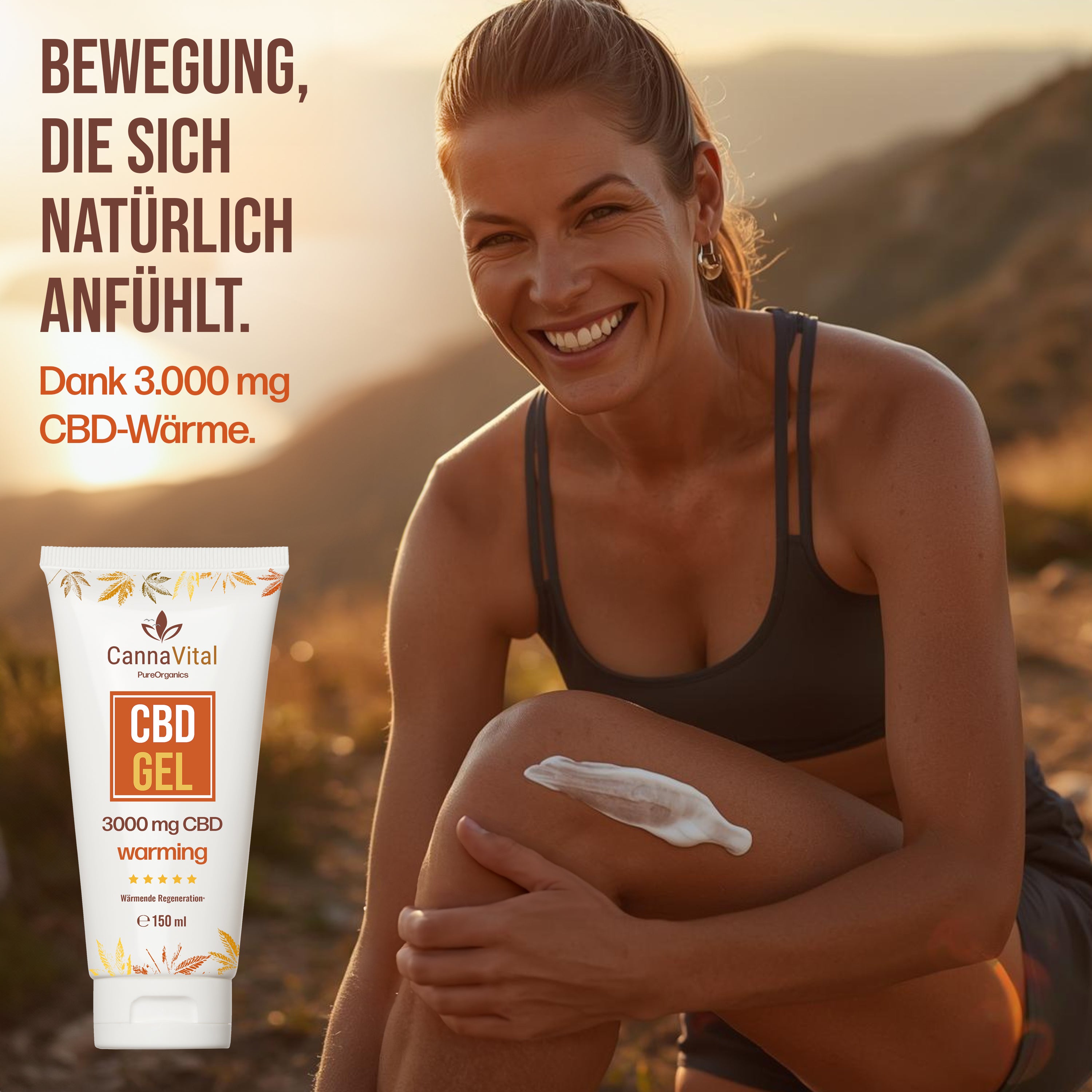 CannaVital - Wärmende CBD Gel 3000mg - 150ml