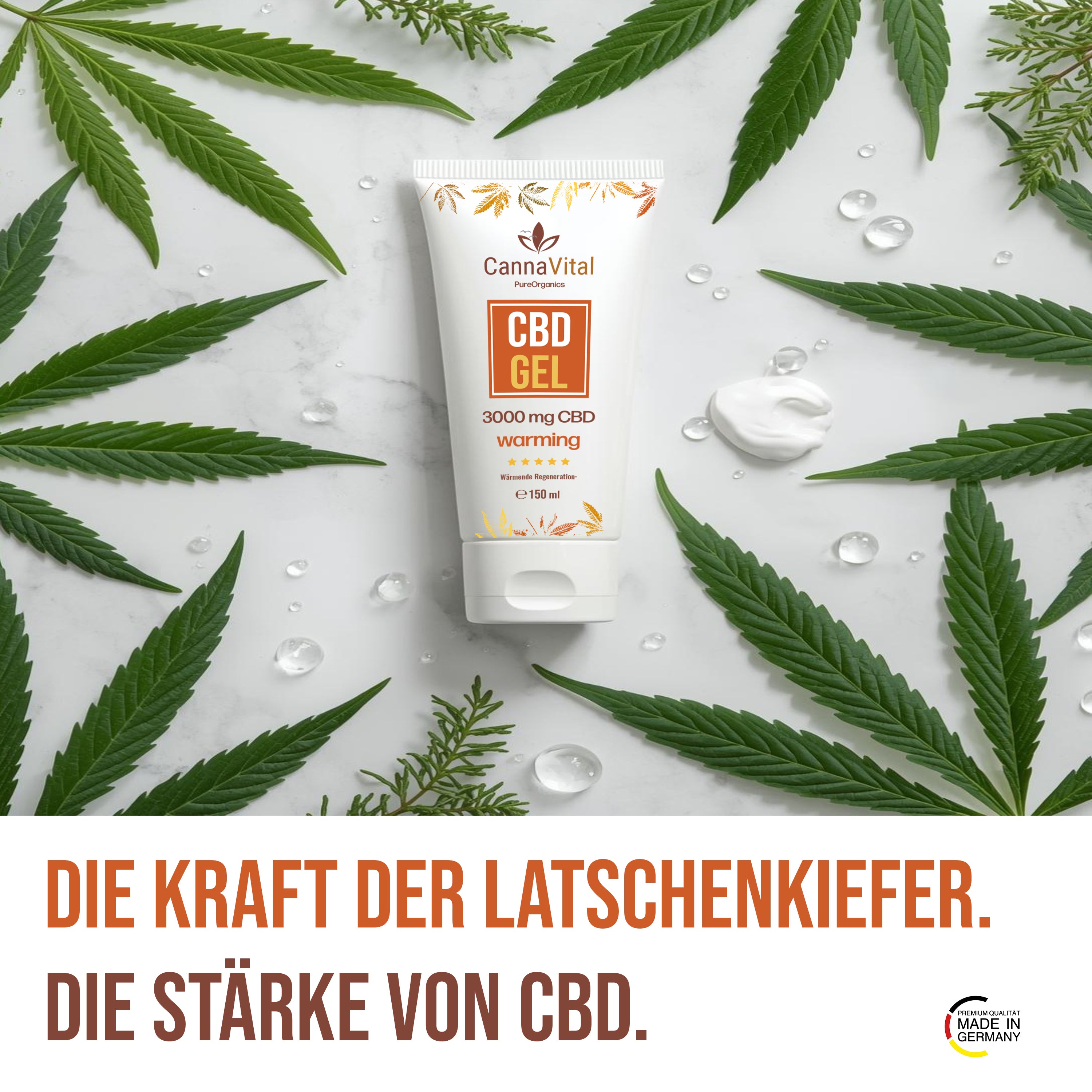 CannaVital - Wärmende CBD Gel 3000mg - 150ml