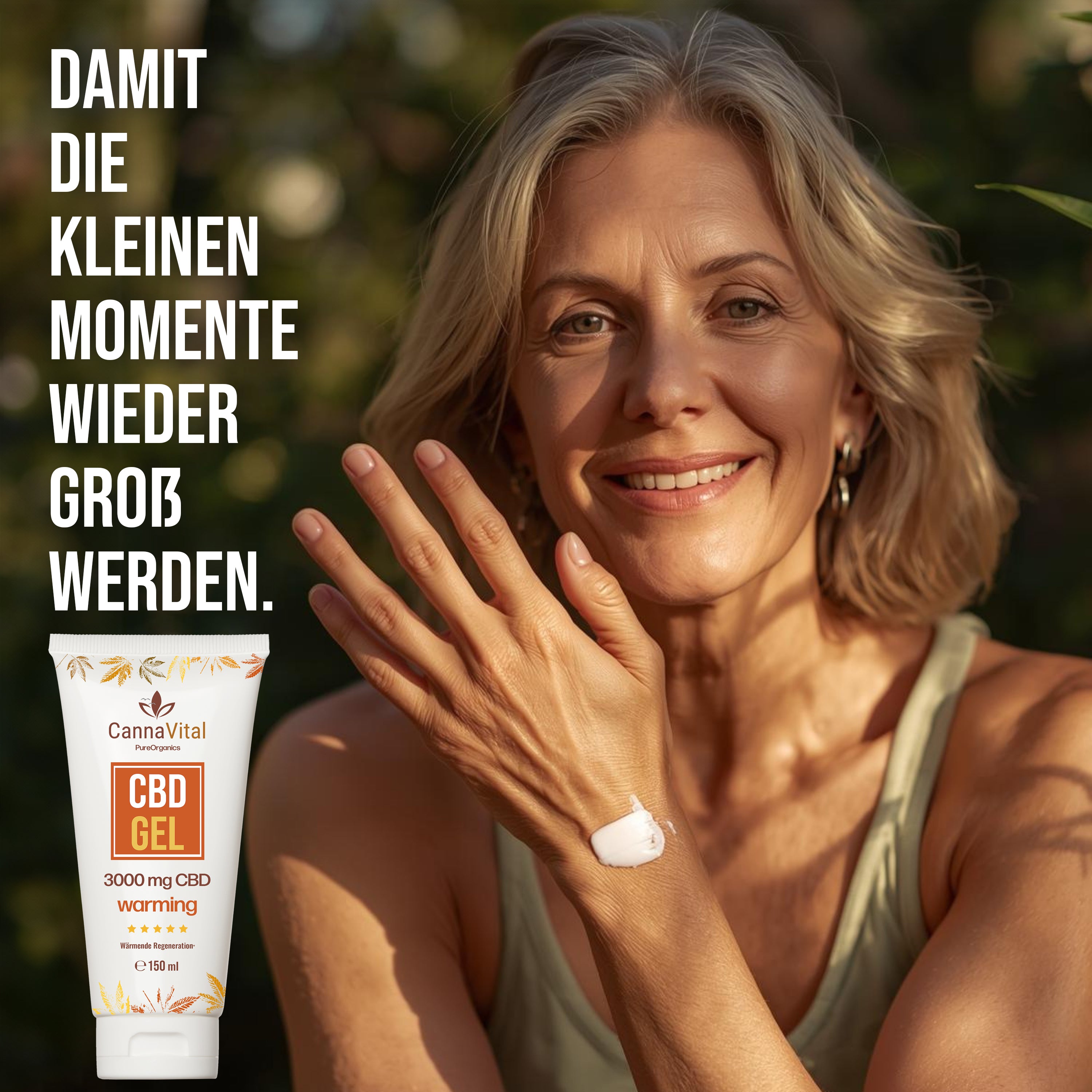 CannaVital - Wärmende CBD Gel 3000mg - 150ml
