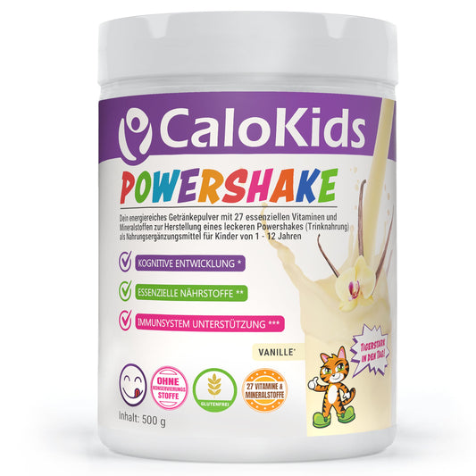 CaloKids Children's Drinkable Nutrition | Children's food as a multivitamin shake & drinkable meal with vitamins, minerals and protein 