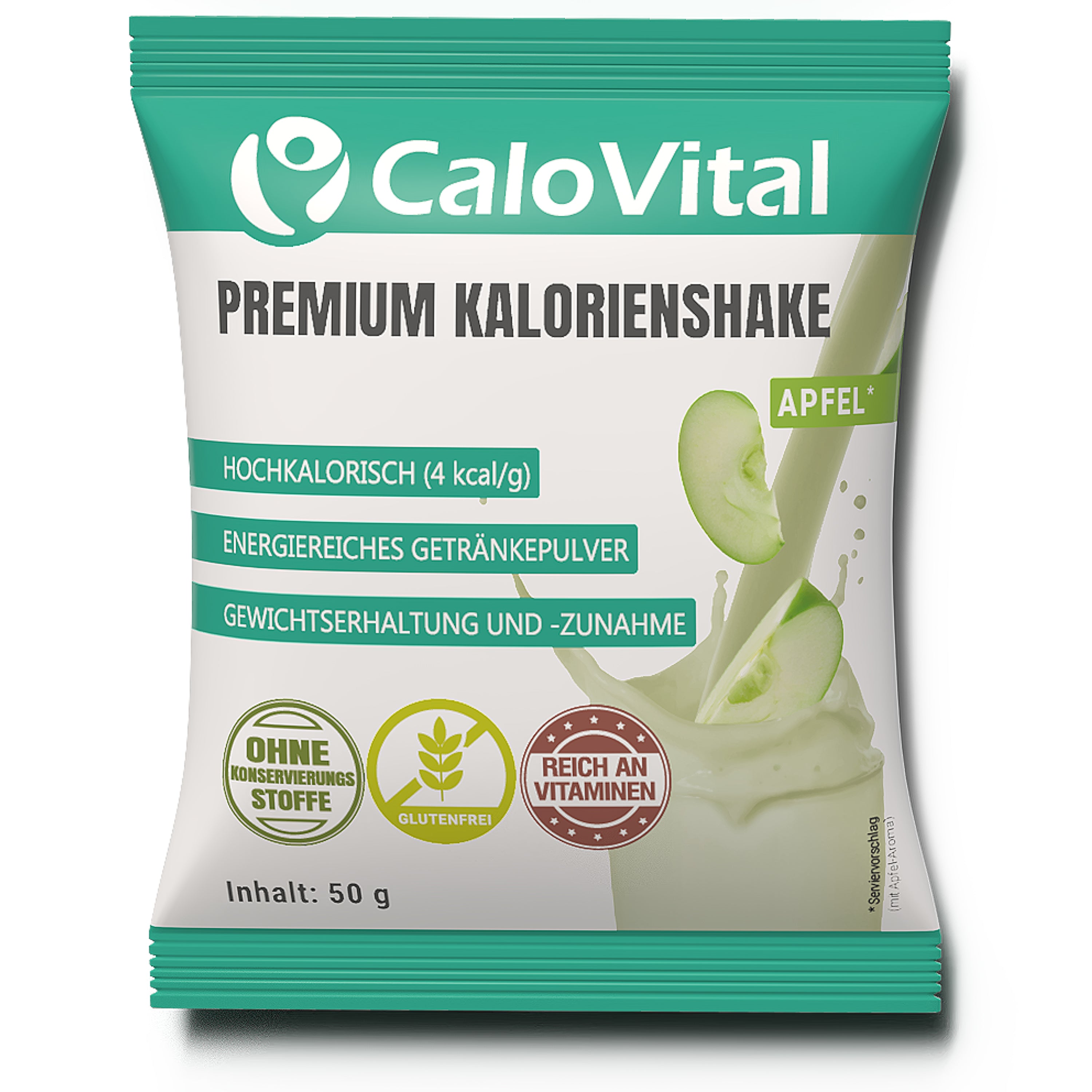 Pack d'essai CaloVital : Nutrition liquide hypercalorique / Nutrition astronaute pour une prise de poids ciblée | Sachet de poudre de 50 g 