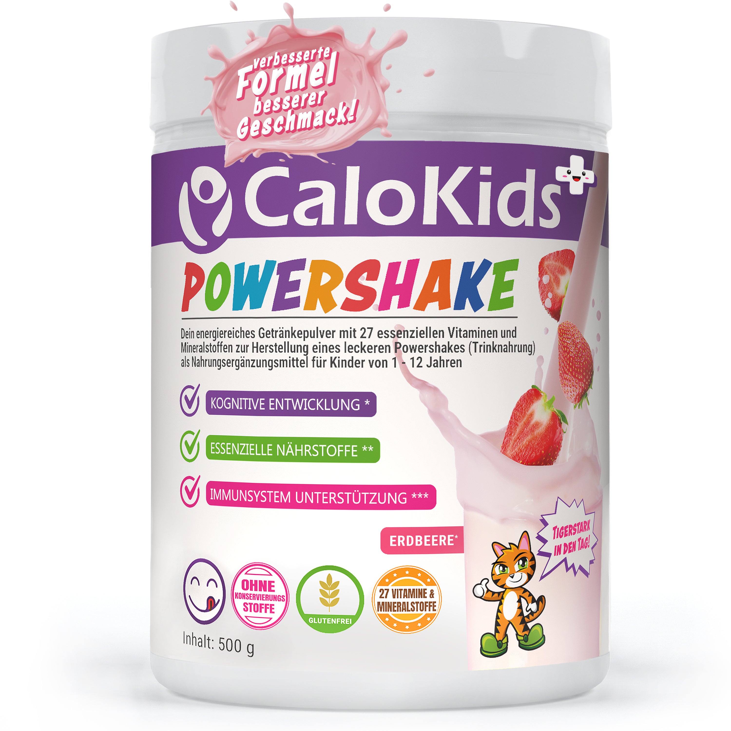 CaloKids Children's Drinkable Nutrition | Children's food as a multivitamin shake & drinkable meal with vitamins, minerals and protein 