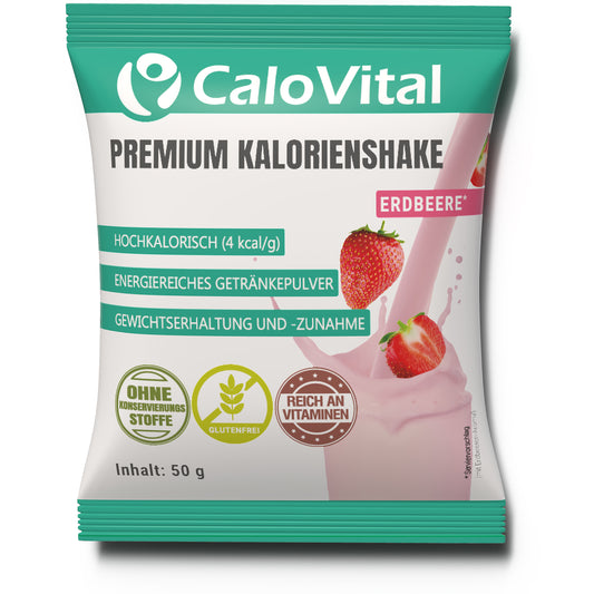 CaloVital Trial Pack: High-calorie liquid nutrition / astronaut nutrition for targeted weight gain | 50g powder bag value bundle 