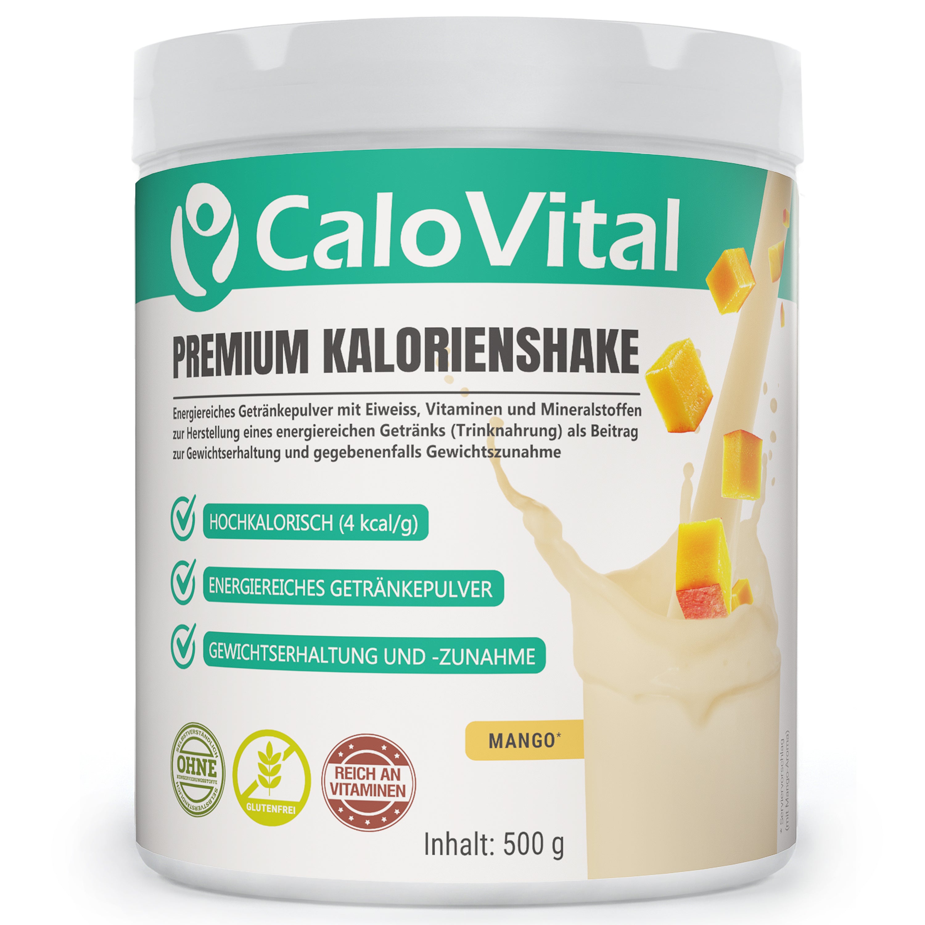 CaloVital high-calorie liquid food for weight gain | High-calorie shake with many vitamins