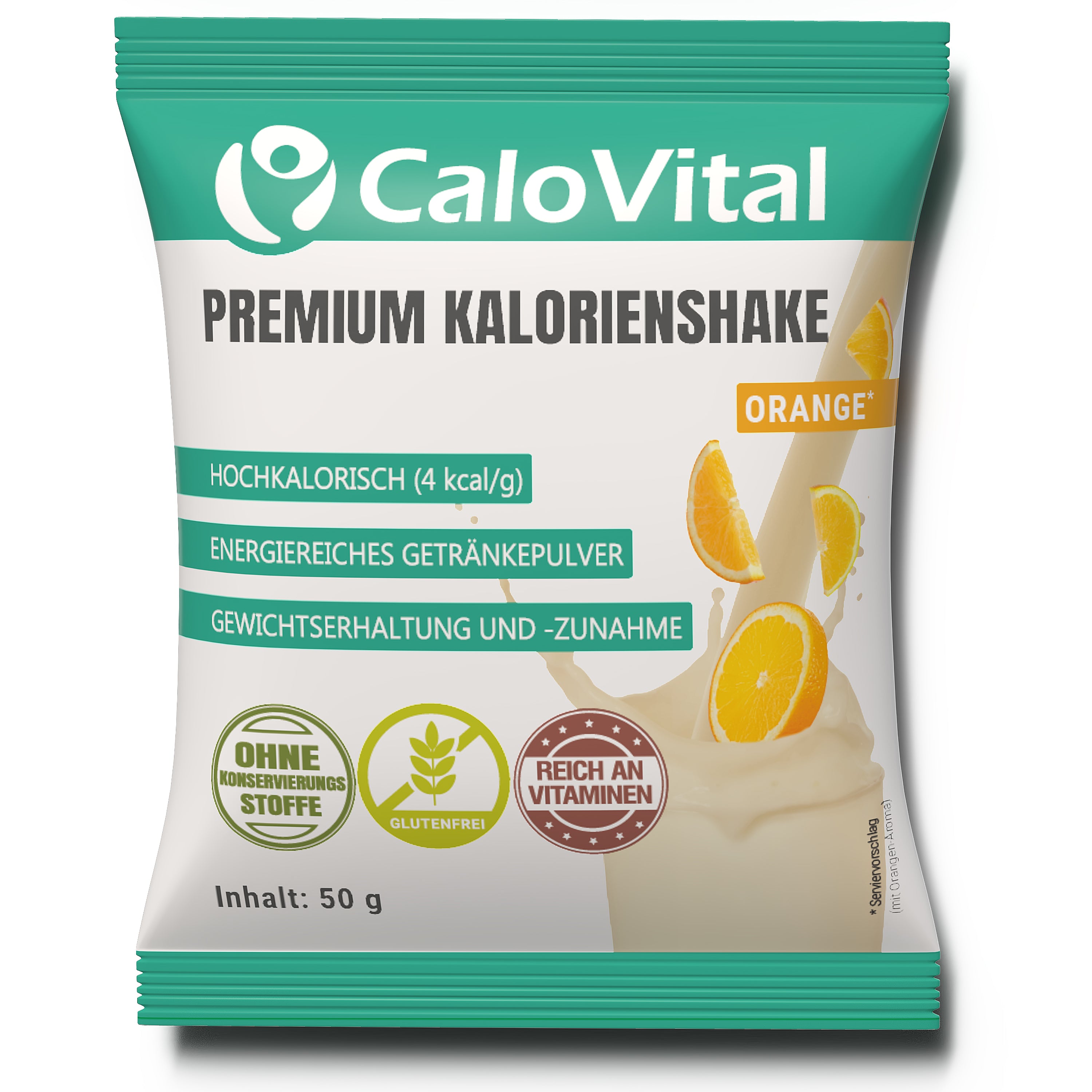 Pack d'essai CaloVital : Nutrition liquide hypercalorique / Nutrition astronaute pour une prise de poids ciblée | Sachet de poudre de 50 g 