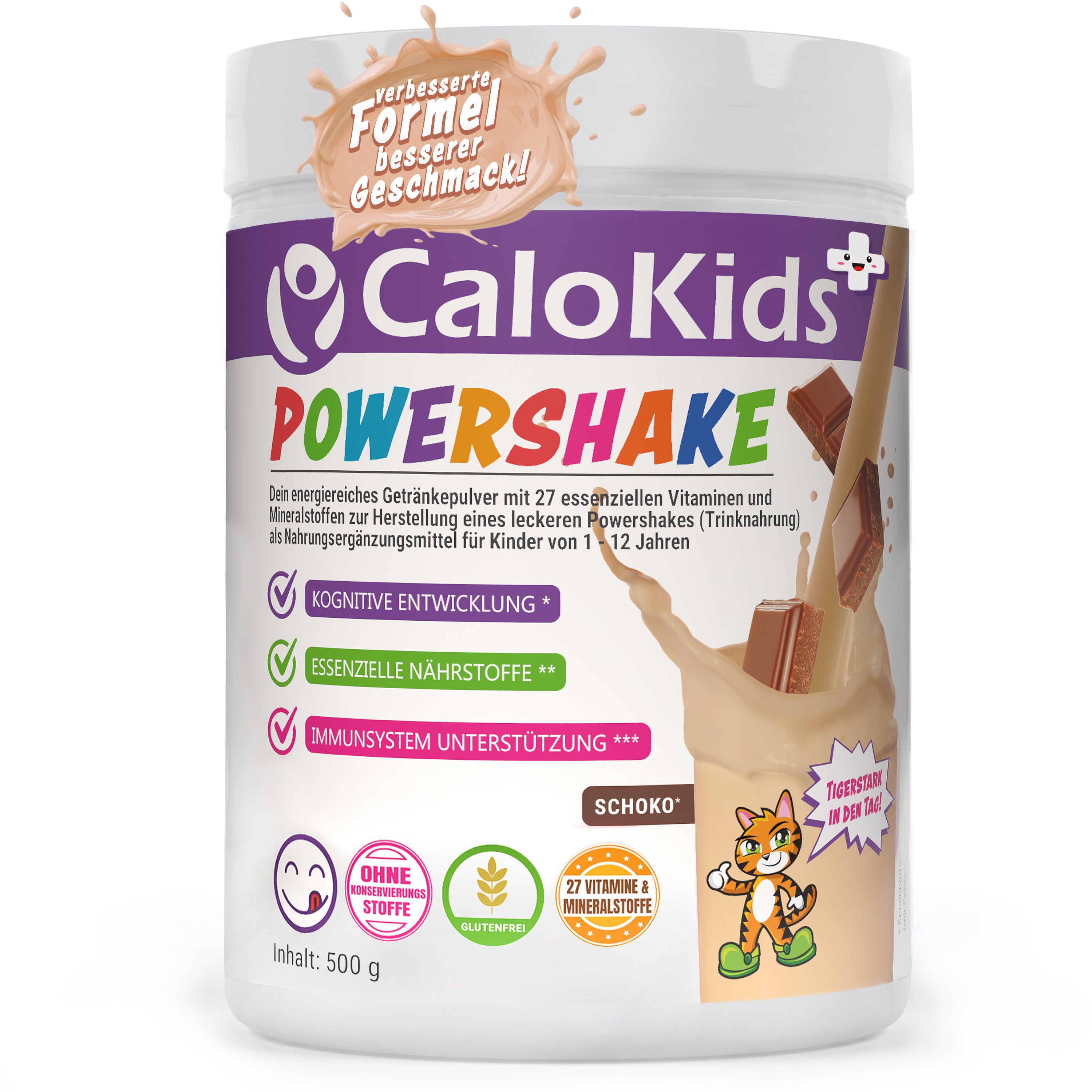 CaloKids Children's Drinkable Nutrition | Children's food as a multivitamin shake & drinkable meal with vitamins, minerals and protein 