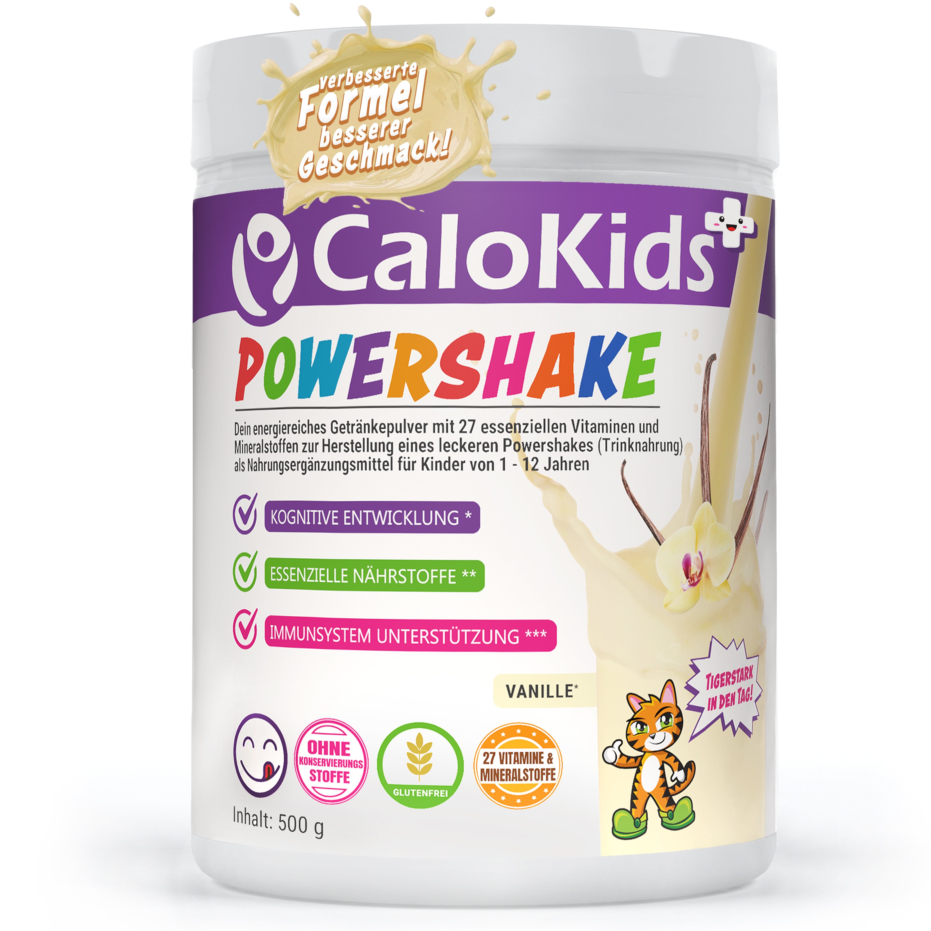 CaloKids Children's Drinkable Nutrition | Children's food as a multivitamin shake & drinkable meal with vitamins, minerals and protein 