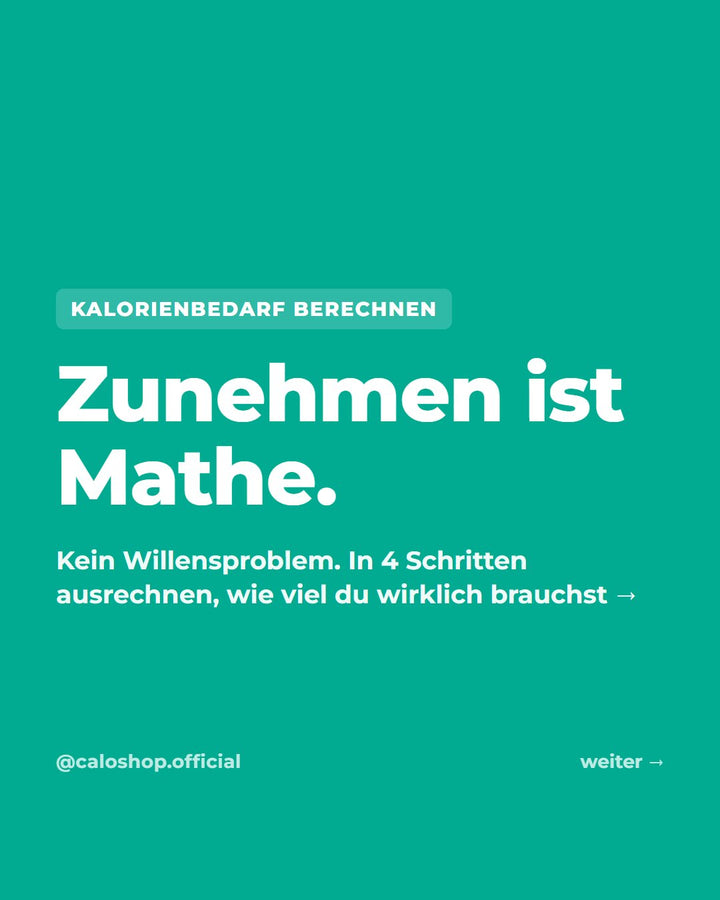 Rechnen statt raten: 4 Schritte